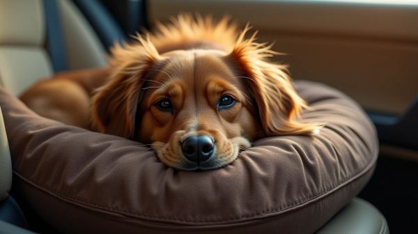 Comment assurer le confort de votre chien en voiture avec un coussin