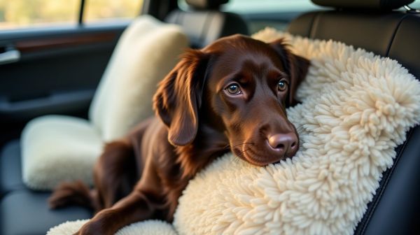 Comment assurer le confort de votre chien en voiture avec un coussin